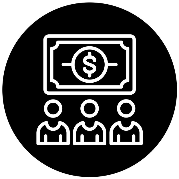 Vector Design Dividend Icon Style
