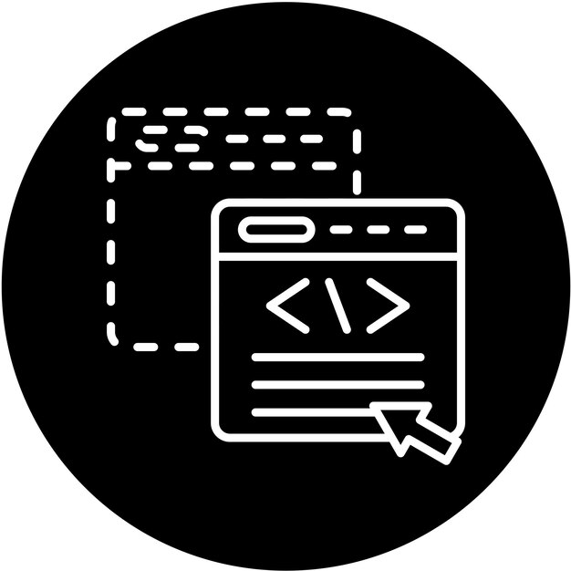vector design drag and drop icon style