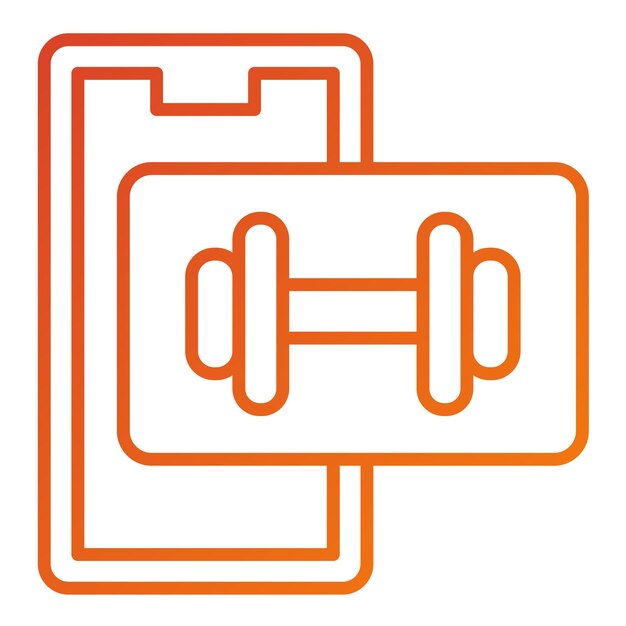 Vector Design Dumbbells Icon Style