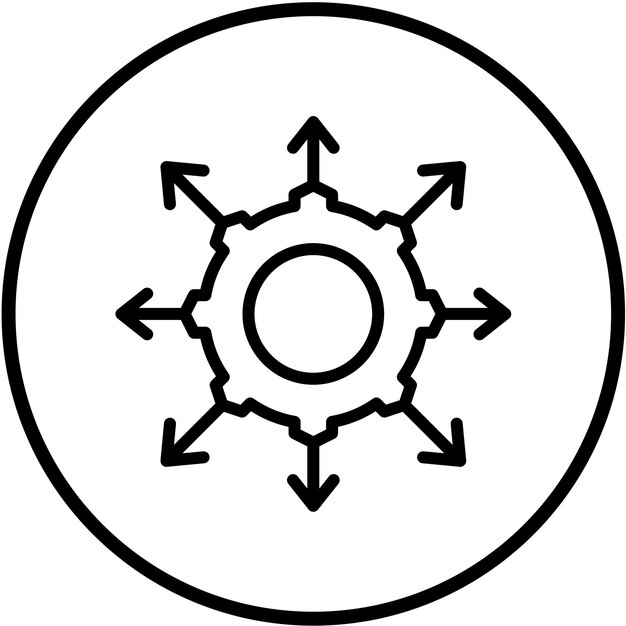 vector design expansion echoes icon style