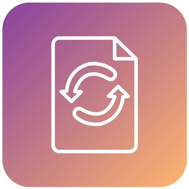 vector design file backup icon style
