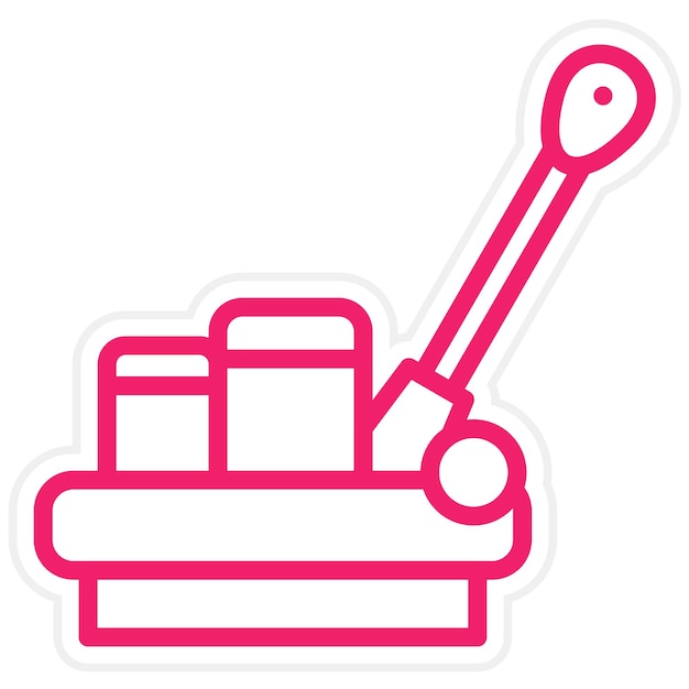 Vector Design Floor buffer Icon Style
