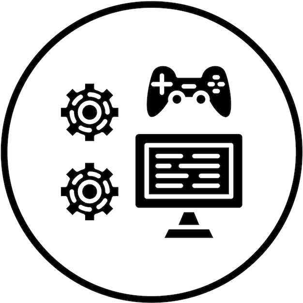 Vector Design Game Mod Manager Icon Style