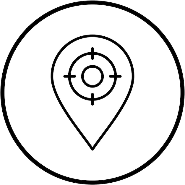 Vector Design Geotargeting Icon Style