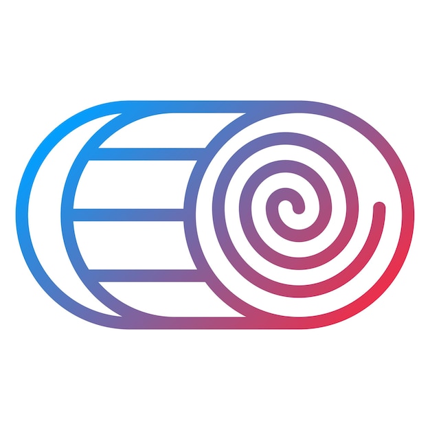 vector design hay bale icon style
