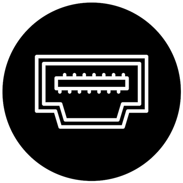 Vector Design HDMI Icon Style