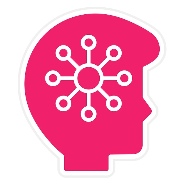 Vector Design Human Processor Icon Style
