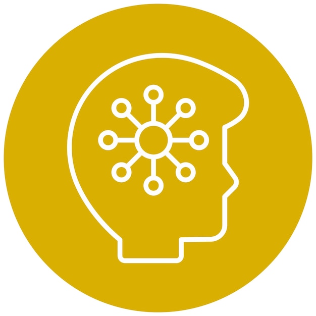 Vector Design Human Processor Icon Style
