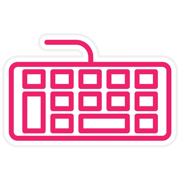 Vector Design Input Device Icon Style