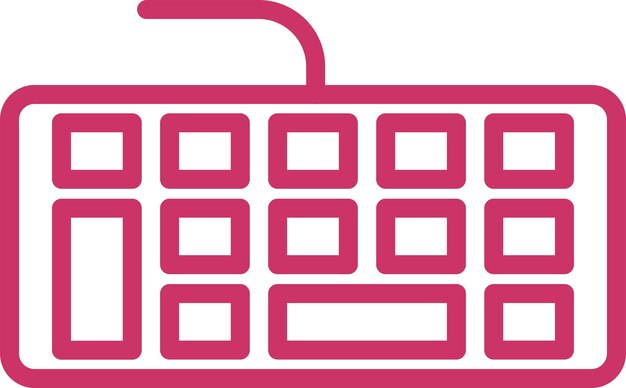 Vector Design Input Device Icon Style