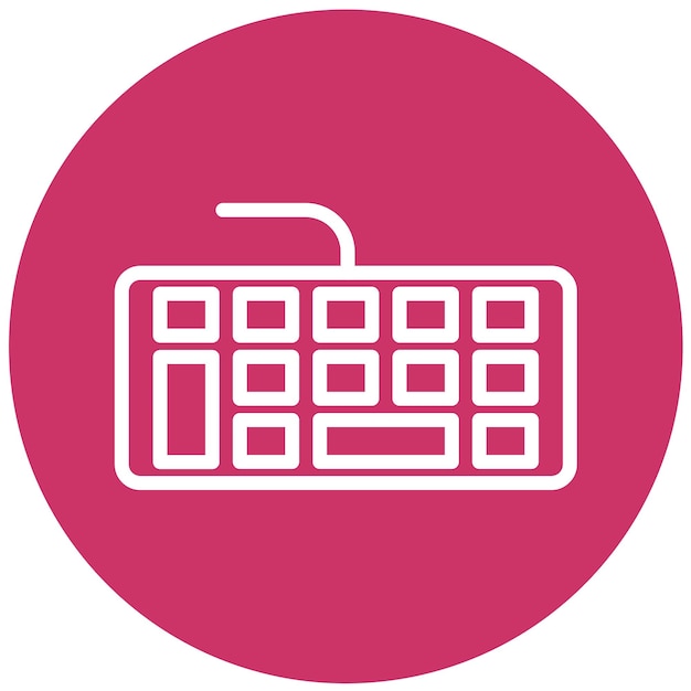 Vector Design Input Device Icon Style