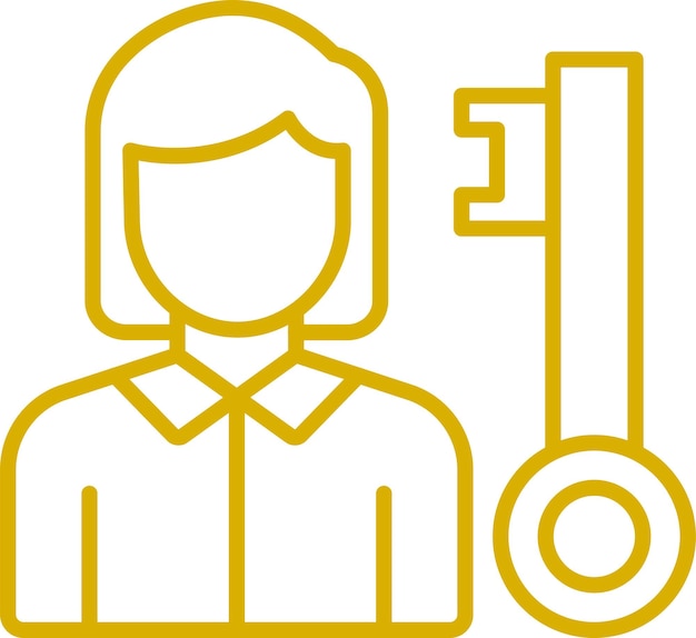 Vector Design Key Accounts Icon Style