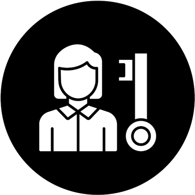 Vector Design Key Accounts Icon Style