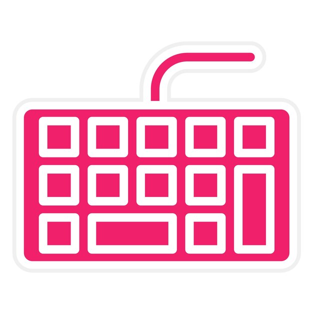 Vector Design Keyboard Icon Style