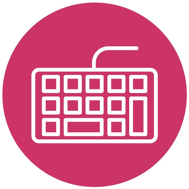 Vector Design Keyboard Icon Style