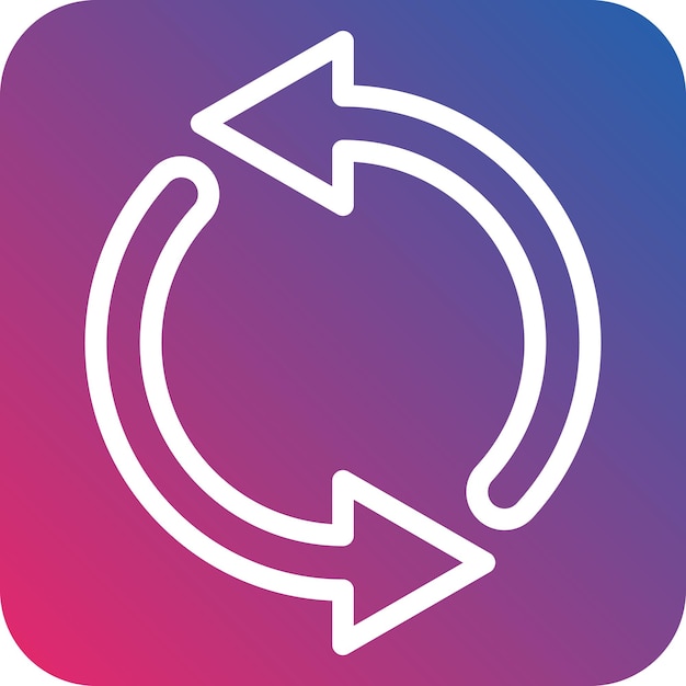 Vector Design Loop Icon Style