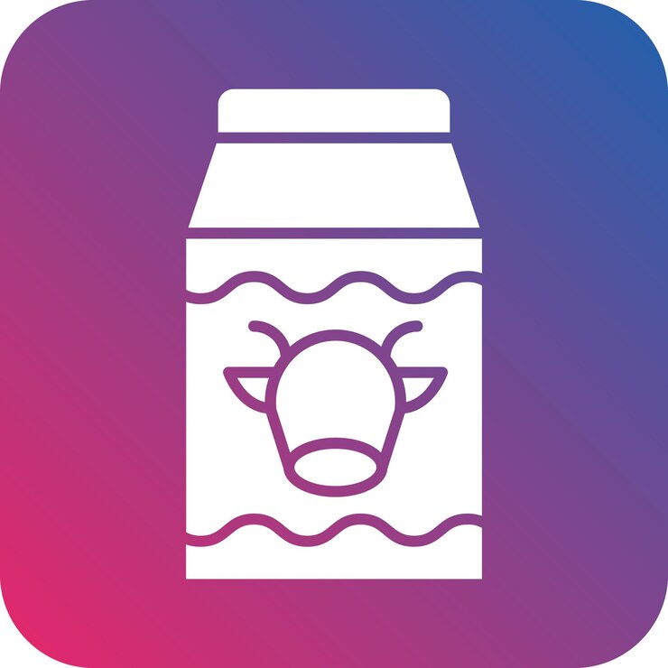 Vector Design Milk Icon Style