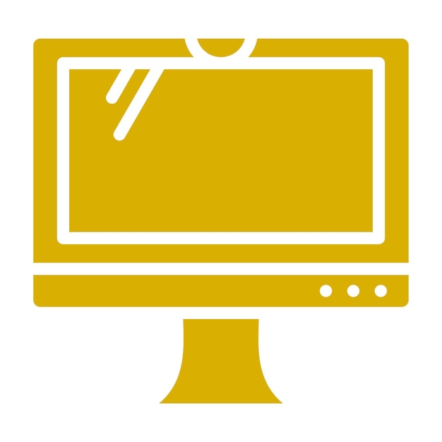 Vector Design Monitor Icon Style