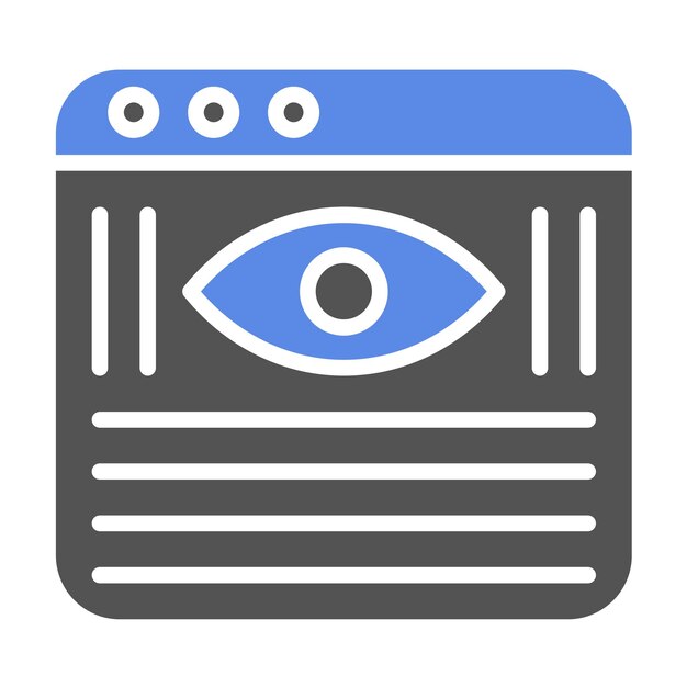 vector design observation icon style