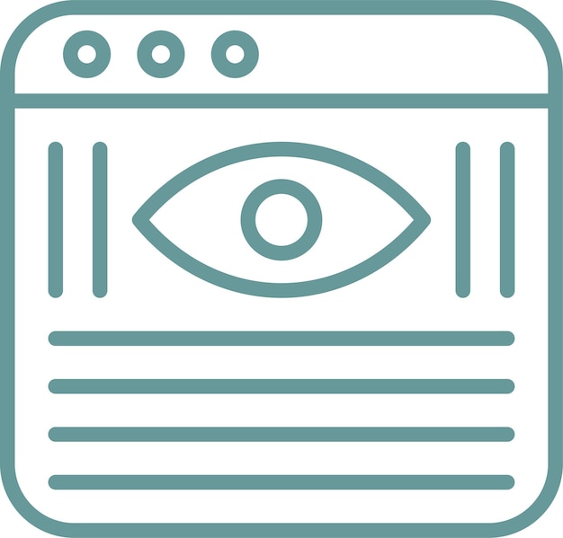 vector design observation icon style