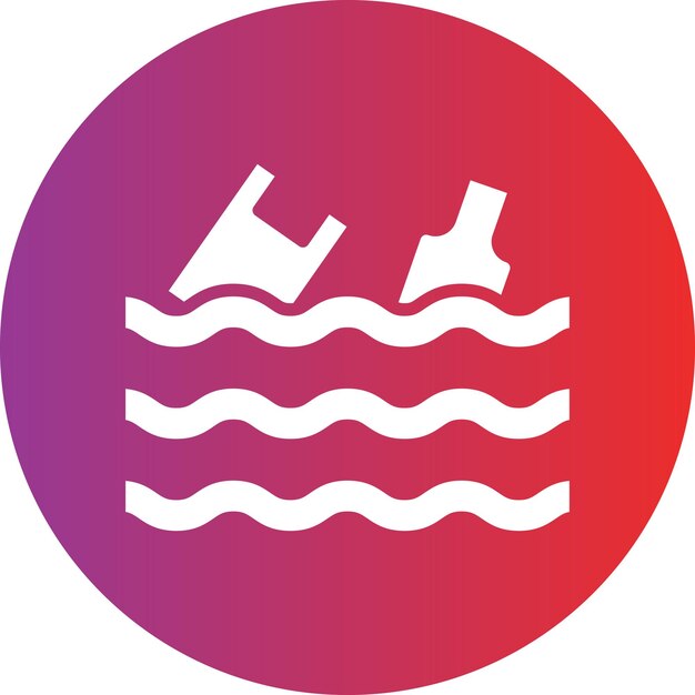 Vector Design Ocean Waste Icon Style