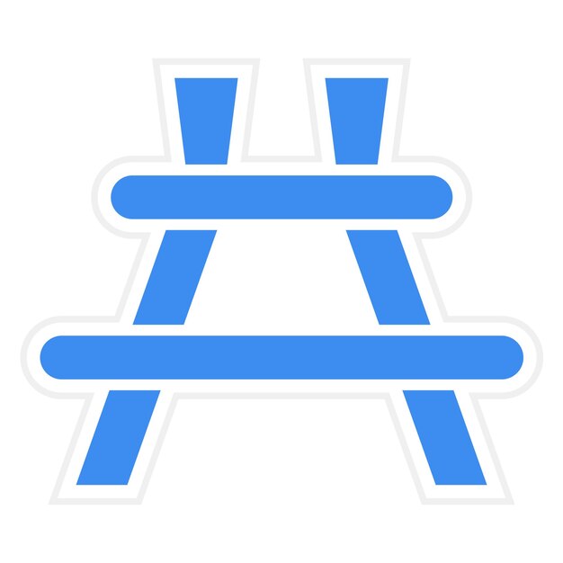 Vector Design Picnic Table Icon Style
