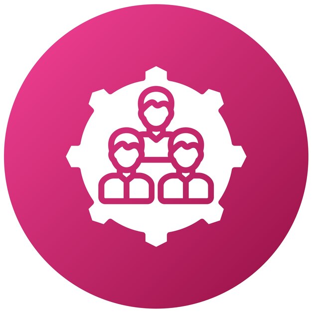 Vector Design Queue Management Icon Style