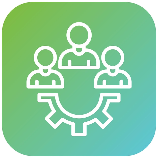 Vector Design Queueing System Icon Style