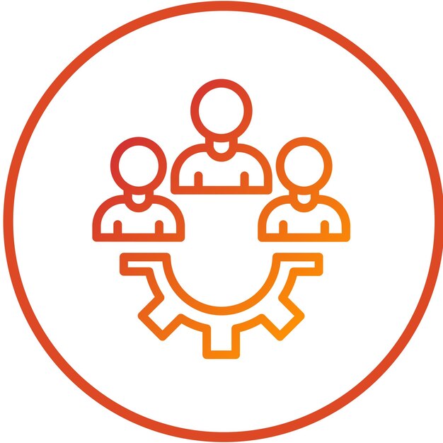 Vector Design Queueing System Icon Style