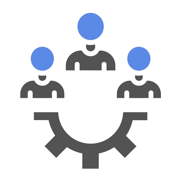 Vector Design Queueing System Icon Style