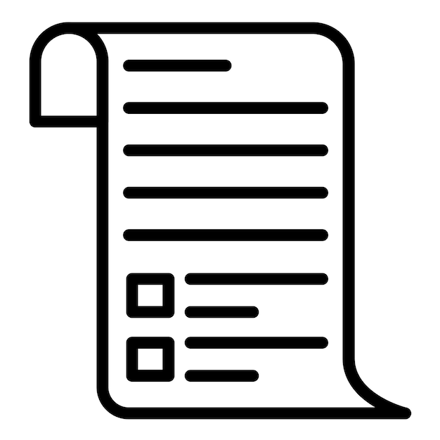 Vector Design Receipt Icon Style