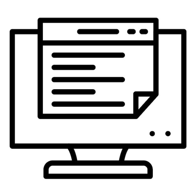 Vector Design Screenpop Icon Style