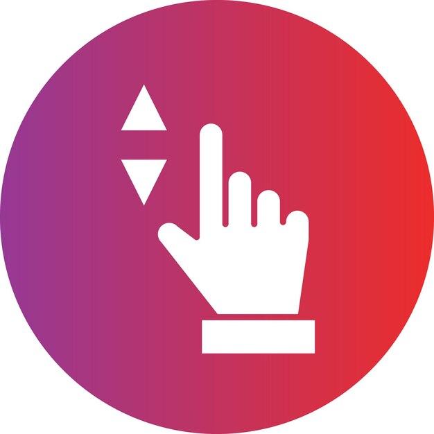 vector design scrolling icon style