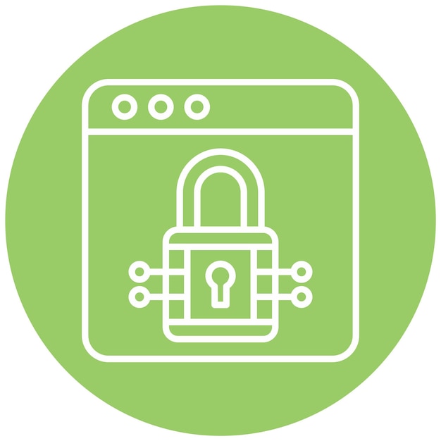 Vector Design Secure Icon Style