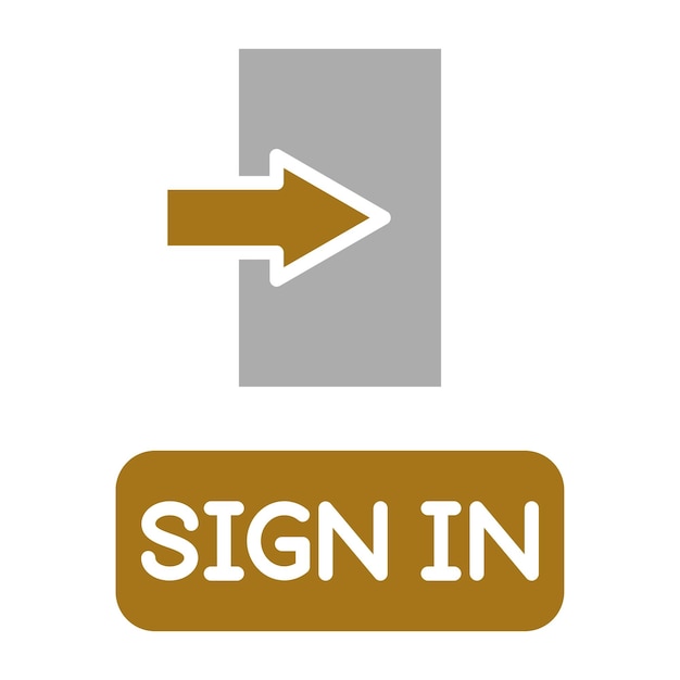 Vector Design Sign In Icon Style