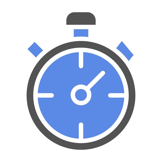 Vector Design Stopwatch Icon Style