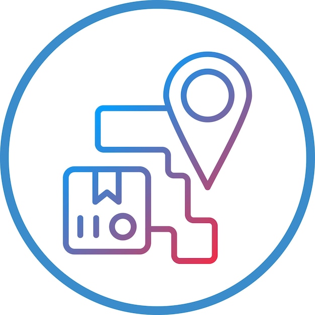 Vector Design Tracking Icon Style