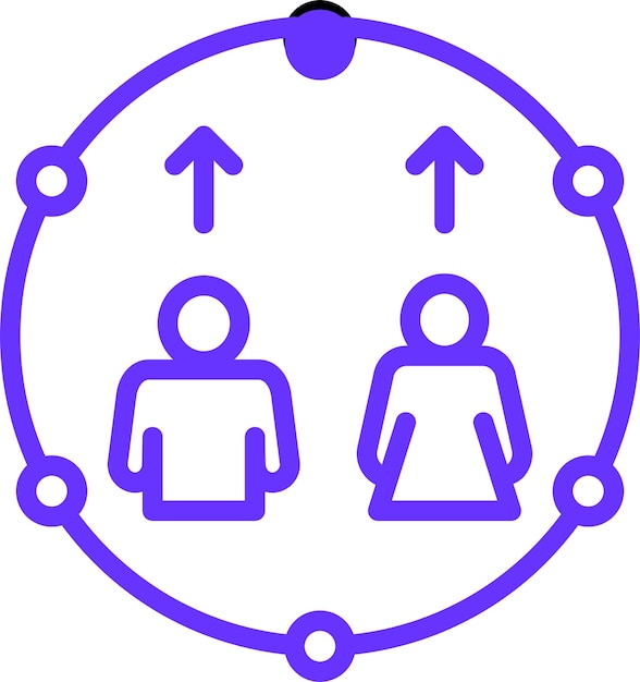 Vector Design Unity Uplift Icon Style