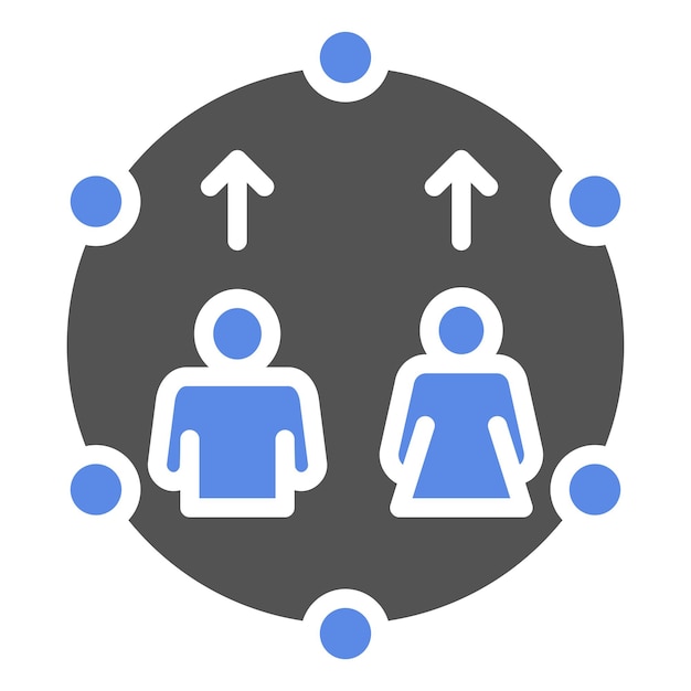 Vector Design Unity Uplift Icon Style