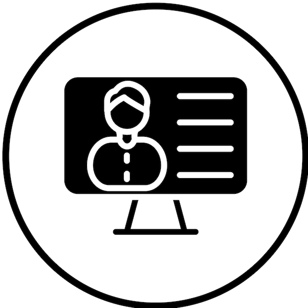 vector design user menu icon style