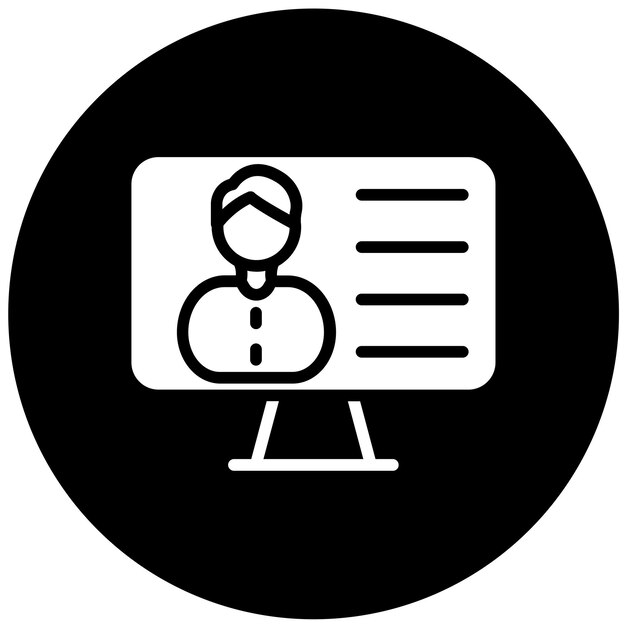vector design user menu icon style