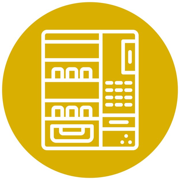 Vector Design Vending Machine Icon Style