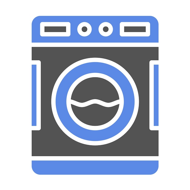 Vector Design Washing Machine Icon Style