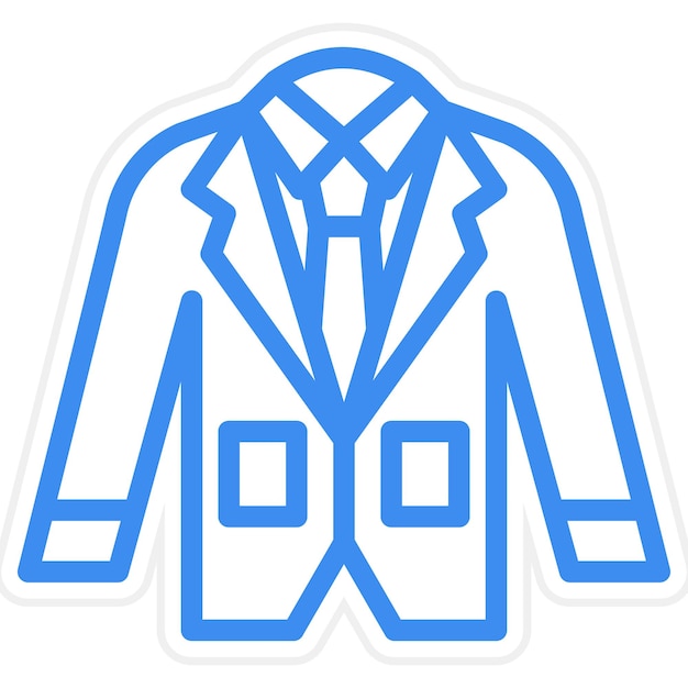 Vector Design Wedding Men Suit Icon Style