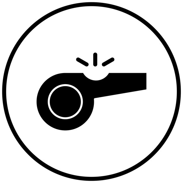Vector Design Whistle Icon Style