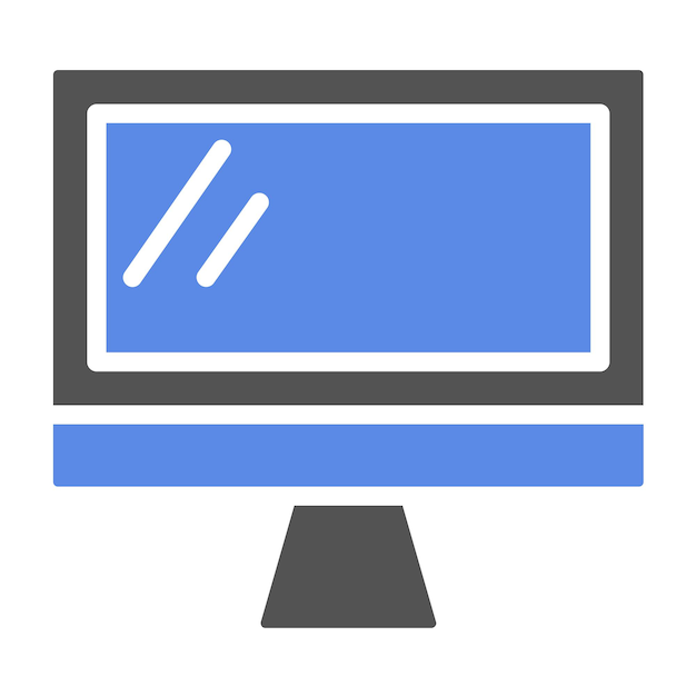 Vector Design Workstation Icon Style