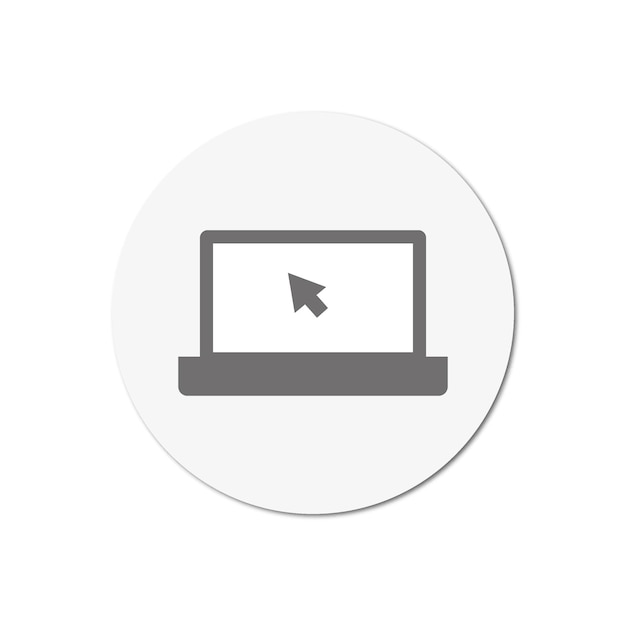 Vector flat icon Grayscale illustration Suitable for social networks icons screensavers and as a templatex9