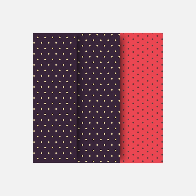 vector geometric seamless patterns trending set of abstract elegant colorful backgrounds with minim