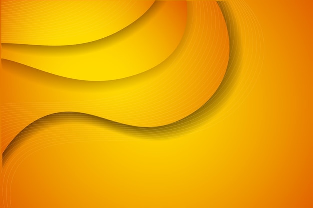 Vector gradient abstract bright yellow background design
