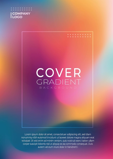 vector gradient covers dynamic background templates with modern abstract design